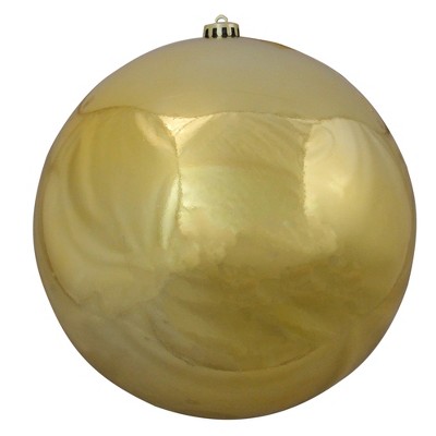 Northlight Vegas Gold Shiny Shatterproof Christmas Ball Ornament 10" (250mm)