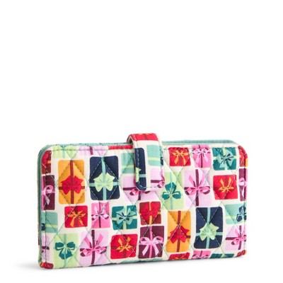 Vera Bradley Women's Outlet Cotton Medium Essential Tab Wallet
