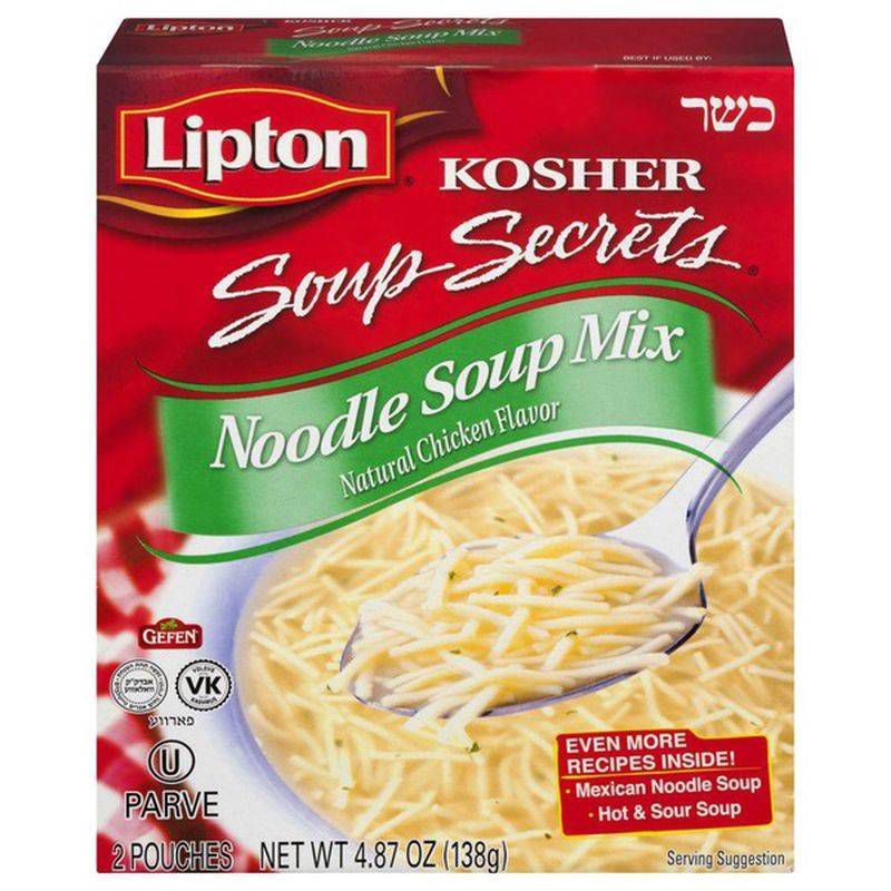 Lipton Soup Secrets Kosher Noodle Soup Mix - 4.87oz, 3 of 8