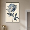 Art Remedy Delicate Blue Flower Minimalistic Botanical and Floral Art Prints Framed - 2 of 4