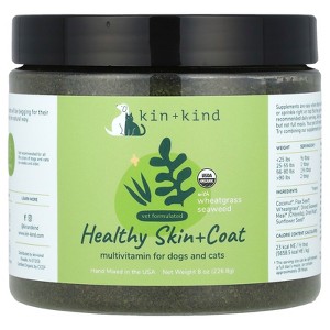 Kin+Kind Healthy Skin + Coat, Multivitamin For Dogs and Cats, 8 oz (226.8 g) - 1 of 4