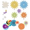 Quercetti: PlayEco+ Kaleido Gears - 38pc Gear Playset, Colorful STEM Toy - 3 of 4