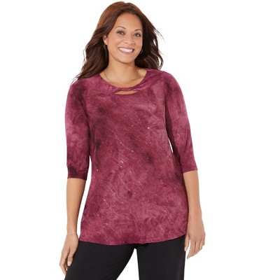 Catherines Women's Plus Size Starlight Top
