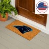 EvergreenNFLCarolina Panthers Logo Natural Coir 28 x 16 Inches Indoor Outdoor Doormat - 2 of 4