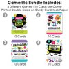 Big Dot of Happiness Through the Decades - 4 50s, 60s, 70s, 80s, and 90s Party Games - 10 Cards Each - Gamerific Bundle - 3 of 4