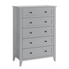 6 Drawer Dresser for Bedroom, Chest of Drawer Dresser for 48 inch TV, Modern Wood Organizer TV Stand for Living Room, Entryway, Hallway - 4 of 4