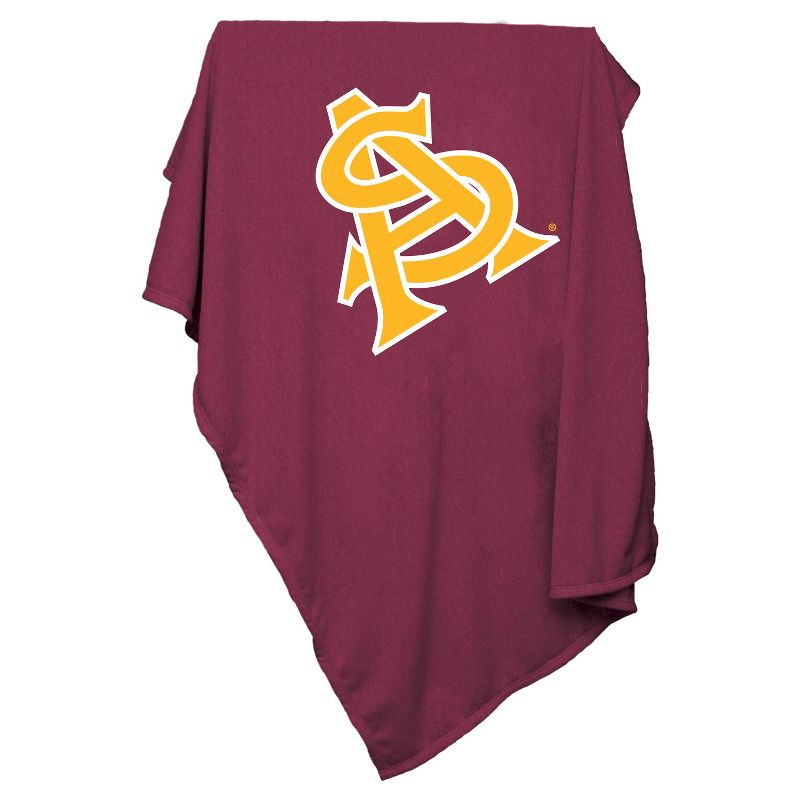NCAA Arizona State Sun Devils Sweatshirt Throw Blanket, 1 of 5