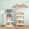 AZL1 Life Concept Decorative Bookshelf Three Tier Kids Book Rack Natural Wood Book Display Shelf for Children, White, 19.68"*9.44"*37.4" - 4 of 4