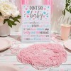 Sparkle and Bash Don't Say Baby Baby Shower Game with 36 Pink Bead Necklaces and 1 Easel Sign for Girls - 2 of 4