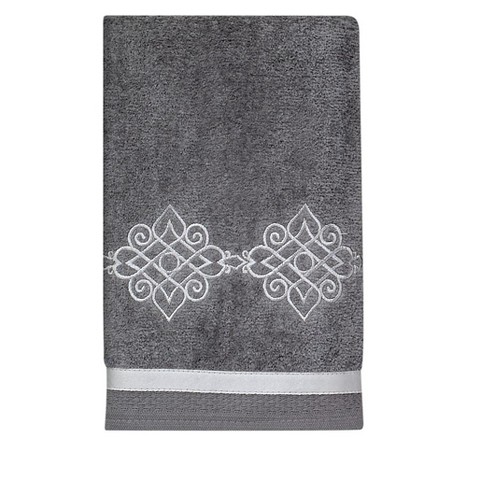 avanti hand towels ivory bird