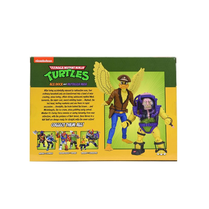 NECA Teenage Mutant Ninja Turtles Cartoon Ace Duck &#38; Mutagen Man 7&#34; Scale Action Figures - 2pk, 3 of 6
