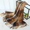 Anna-Kaci Soft Plaid Oversized Scarf with Cozy Woven Texture and Fringe Hem 78.5×26 Inches - 2 of 3