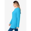 Woman Within Ultra Soft Waffle Thermal Sweatshirt - 4 of 4