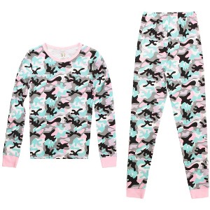 Just Love Girls Printed Pajama Sets - Snug Fitting PJ Tops & Bottoms for Girls - 1 of 3