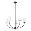 Z-Lite Shannon 5 - Light Chandelier in  Matte Black - 2 of 4