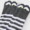 Kids' 2pk Sparkle Eye and Striped Halloween Knee High Socks - Cat & Jack™ - 3 of 3