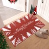 Christmas Bathroom Rug Washable Area Rug for Bedroom - 2 of 4