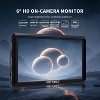 FEELWORLD S55 6 inch Camera DSLR Field Monitor Small Full HD 1920x1080 IPS LUT Video Peaking Focus Assist with 4K HDMI 8.4V DC Input Output - 2 of 4