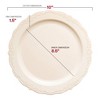 Smarty Had A Party Ivory Vintage Plastic Dinnerware Set - 120 Sets - 3 of 4