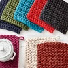 tagltd Crochet Trivet Chestnut For Hot Dishes Made Of Cotton With Hang Loop - 3 of 3