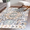 Aziza Persian Medallion High-Low Area Rug - JONATHAN Y - 4 of 4