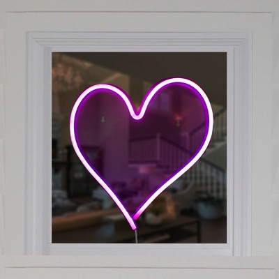 Impact Innovations Lighted Window Decoration Heart and Arrow 