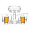 Party Drink Shot Dispenser With 6 Shot Glasses Set Acrylic - Temu