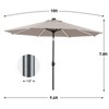 Ainfox 10ft Patio Umbrella With Led Light Bar - 2 of 4