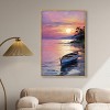 Art Remedy Quaint Sunset Shore Beach Life Inspired Wall Art Framed - 2 of 4