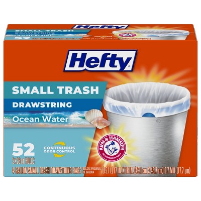 Hefty Ocean Water Trash Bag - Small - 52ct