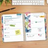 HARDCOVER 2026 Planner, 8.5"x11": 14 Months (Nov 2025-Dec 2026), Daily/Weekly/Monthly, Bookmark, Pocket Folder w Sticky Notes (Watercolor Butterflies) - 3 of 4