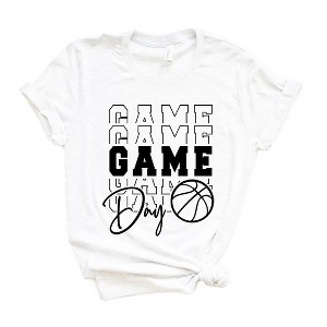 Simply Sage Market Women's Game Day Stacked Basketball Short Sleeve Graphic Tee - 1 of 3