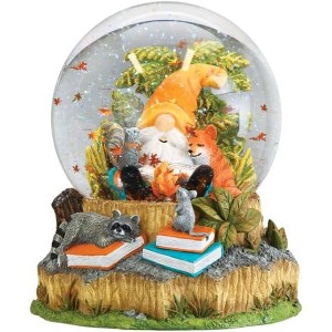 Old World Christmas Tabletop Autumn Forest Gnome Snow Globe, Multicolored, 6" - 1 of 3