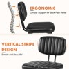 DOMETOUR Upholstered Dining Chairs Set of 2 Modern Dining Room Chairs with Metal Legs for Kitchen - 2 of 4