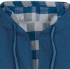Collections Etc Men's Plaid Lined Knit Hoodie - 3 of 4