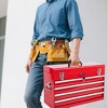 Gulches 21" Portable Metal Tool Box 1 Top Box and 4 Drawers, Auto-Locking, Heavy Duty Steel, EVA Padding, Easy Carry Handle - 2 of 4