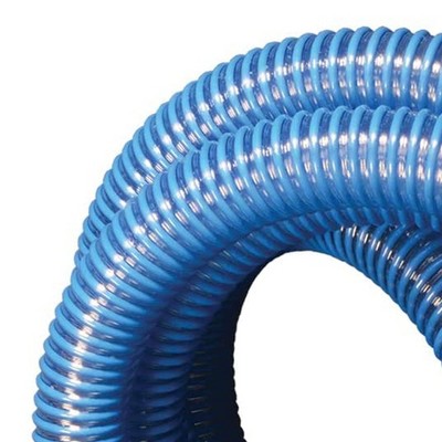 Blue 2-Inch Diameter 20-Foot PVC Flexible Pool Hose with Aluminum Couplings, 2 Pack