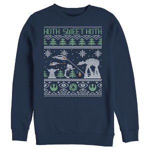 Men's Star Wars Ugly Christmas Hoth Sweet Hoth Sweatshirt - 1 of 3