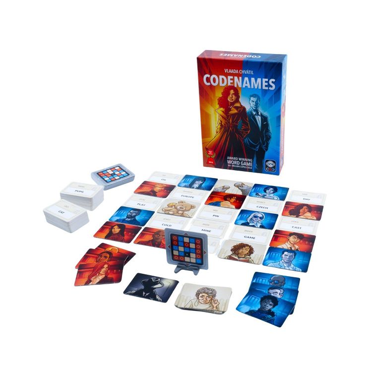 Czech Games Edition Codenames Game: Social Skills, 4+ Players Party Board, Card Holder, 15-Minute Play, 2 of 6