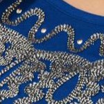 dark sapphire soutache