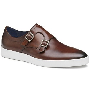 Johnston & Murphy Bolivar Monk Strap Slip-On Dress Casual Shoe - 1 of 4