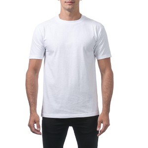 3 Pack Pro Club Men's Comfort Cotton Short Sleeve Crew Neck Relaxed Fit T-Shirts - 1 of 4