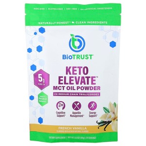 BioTRUST Keto Elevate™, MCT Oil Powder, French Vanilla, 6.3 oz (181 g) - 1 of 2