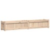 vidaXL Garden Planter 70.9"x12.2"x12.2" Solid Wood Pine - 2 of 4