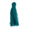 John Bead 1in Teal Cotton Tassels Ornament for DIY Crafts Party Decorations, 20pcs - 3 of 4
