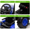 Kids Ride On Tractor with Detachable Trailer and Remote Control, 12V Battery Powered Tractor Car Toy - 4 of 4