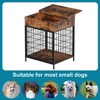 Wooden Dog Crate with Storage Drawer ¨C Ideal for Medium Dogs, Chew-Proof Pet Kennel with Side Table Design - 3 of 4