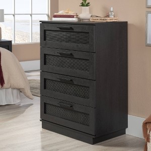 Sauder Tiffin Line 4 Drawer Chest Raven Oak - 1 of 4