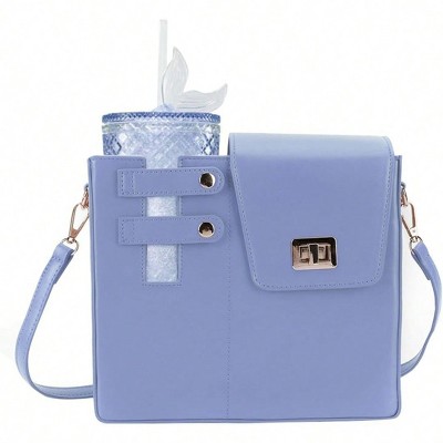 BABYYER Crossbody Bags for Women Water Cup Purse with Cup Holder Outdoor Portable Crossbody Cup Holder Bag Water Bottle Purse