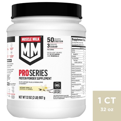 Muscle Milk Pro Series Protein Powder - Vanilla - 32oz_4